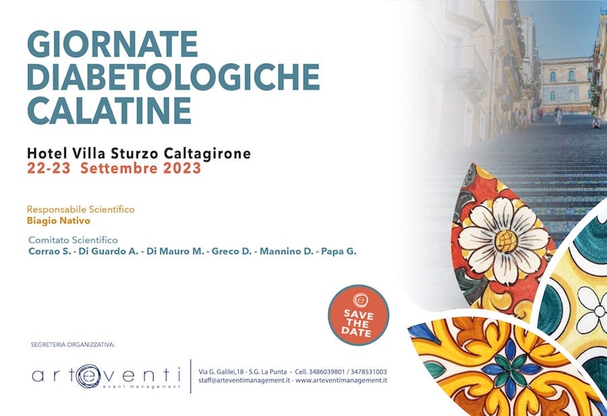 Giornate diabetologiche Calatine - 22/23 Settembre 2023 - Caltagirone