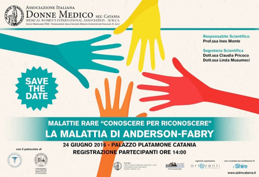 MALATTIE RARE CONOSCERE PER RICONOSCERE- LA MALATTIA DI ANDRESON FABRY - P. Platamone