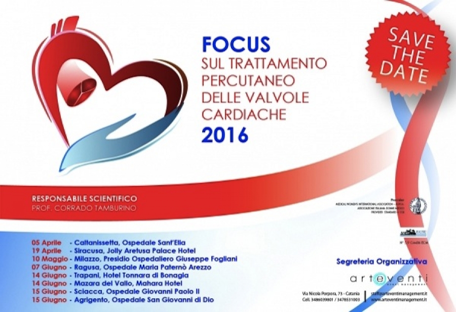 Focus sul trattamento percutaneo delle valvole cardiache 2016 10 MAGGIO