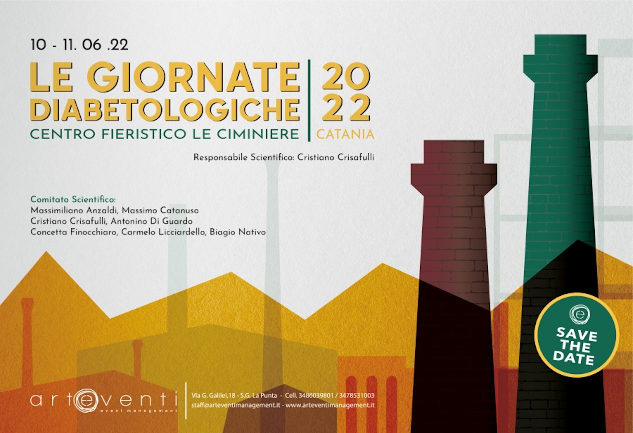 Le giornate diabetologiche - 10-11/06/2022 - Centro fieristico Le Ciminiere - Catania 