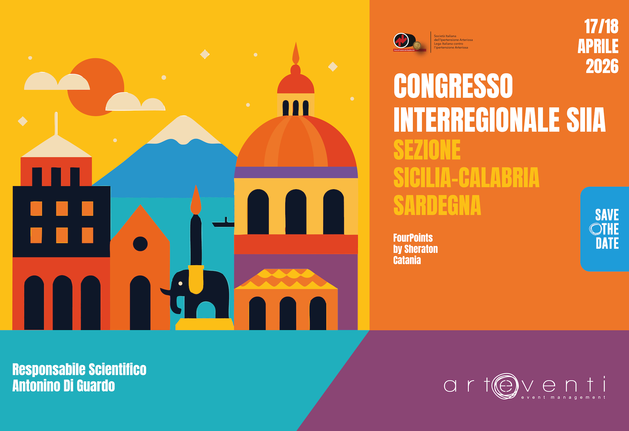 CONGRESSO INTERREGIONALE SIA SEZIONE SICILIA-CALABRIA SARDEGNA - 17/18 APRILE 2026 - FourPoints by Sheraton Catania